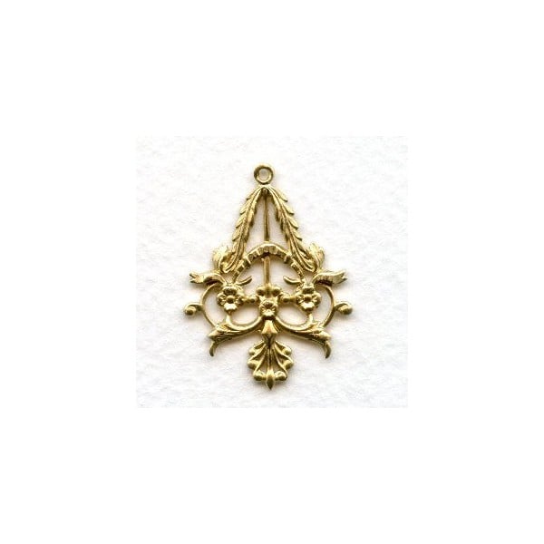 The MOST Elegant Pendant Drop Raw Brass (6)