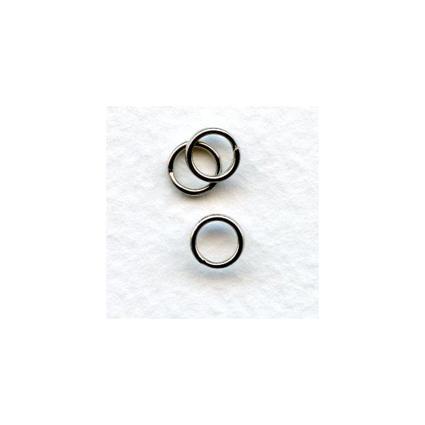 ^Split Rings 6mm Nickel Plated Steel - Image 2