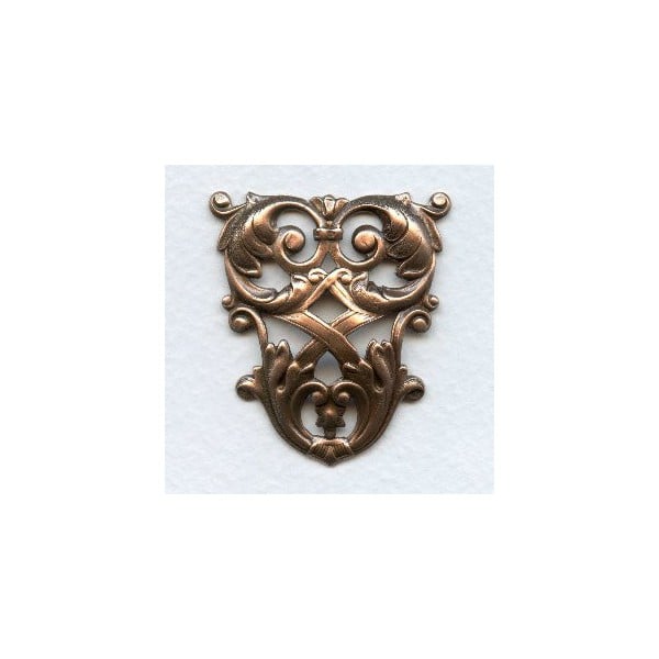 Large Triangle Lattice Details Oxidized Copper