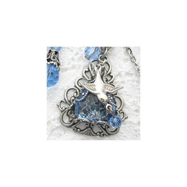 Flying East Bird Connectors Oxidized Silver (6) - Image 3