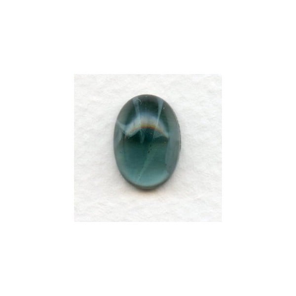^Montana Swirls 14x10mm Oval Glass Cabochons