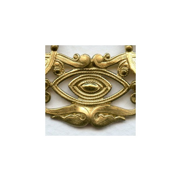 Filigree Framework Raw Brass Three Inches! - Image 2