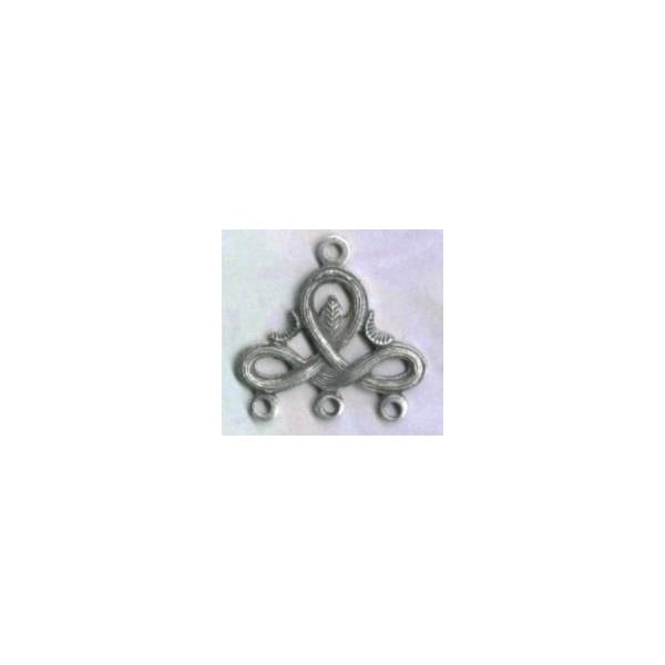 ^Three Strand Necklace Connectors Oxidized Silver (6)