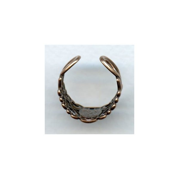 Adjustable Finger Ring Form Oxidized Copper (1) - Image 2