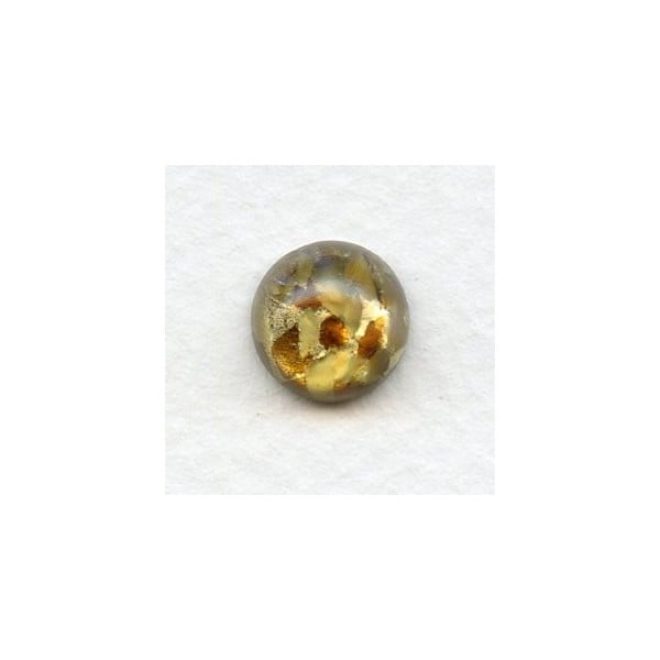 Topaz Opal Glass Cabochon 11mm (2)
