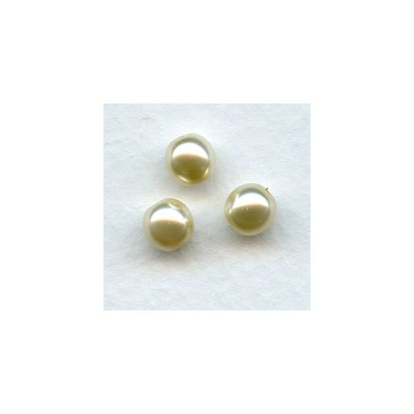 Czech Glass Creme Pearls 6mm Round Beautiful (12)