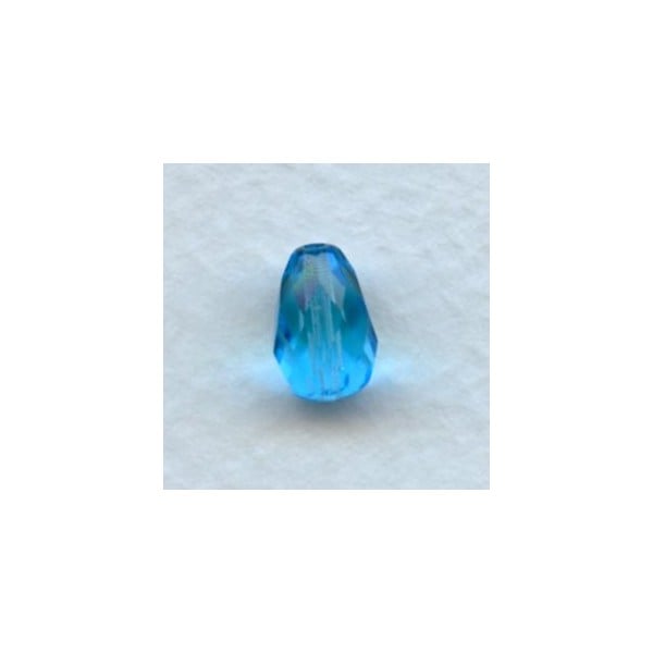 Aquamarine Tear Drop Faceted Beads 10x7mm
