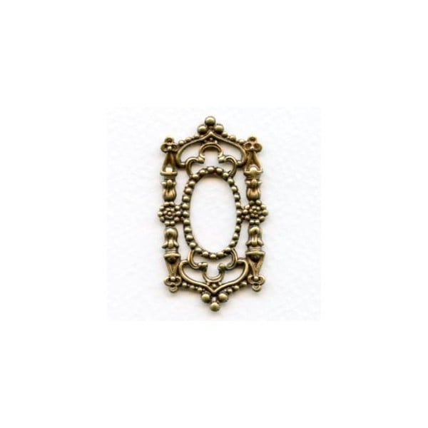 Gothic Framework Piece Oxidized Brass Splendor (1)