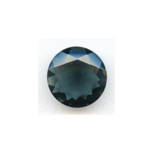 ^Montana Blue Glass Round 25mm Unfoiled Jewelry Stone (1)