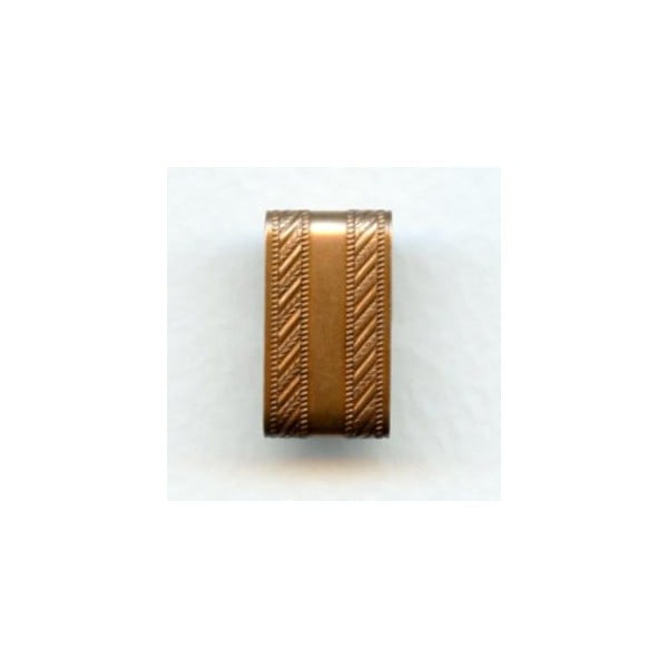 ^Patterned Wide Link Connectors Oxidized Copper (3)