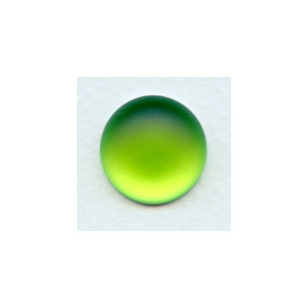Lunasoft Lime 18mm Cabochons (2)