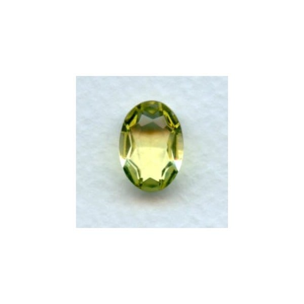 ^Jonquil Glass Oval Unfoiled Jewelry Stones 14x10mm