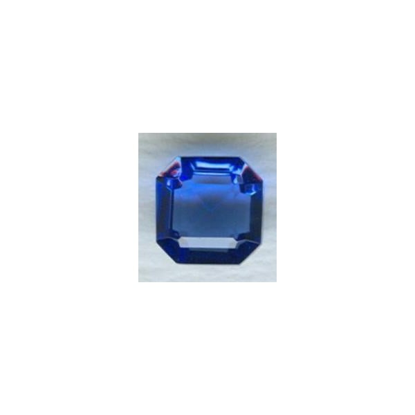 ^Sapphire Glass Square Octagon Jewelry Stones 10x10mm