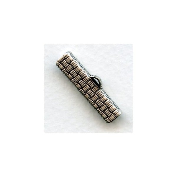 Choker Clamps Oxidized Silver Plated Steel 1 Inch