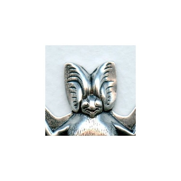 Fat Bat Stamping Oxidized Silver 71mm (1) - Image 3