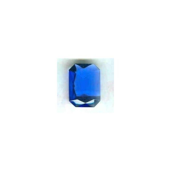 ^Sapphire Glass Octagon Unfoiled Jewelry Stones 14x10mm