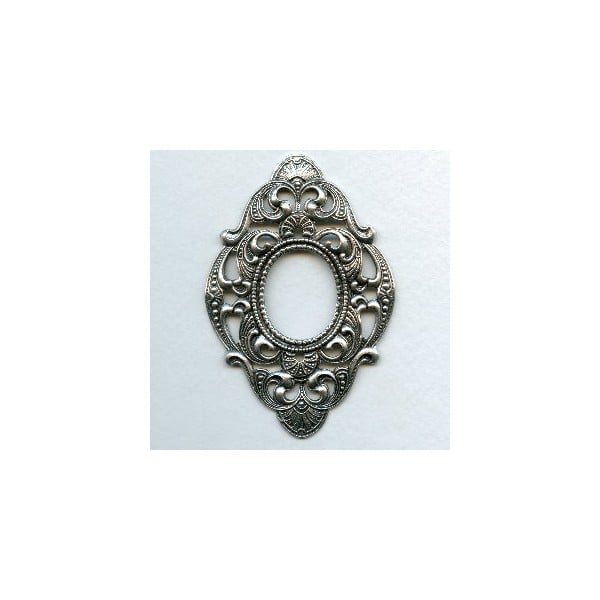 Embellished Framework Finery 76mm Oxidized Silver (1)
