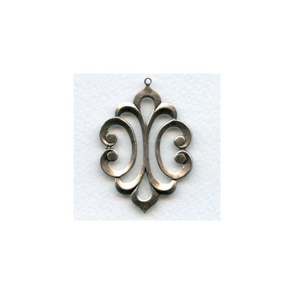 Awesome Pendant Oxidized Silver 51mm (1)