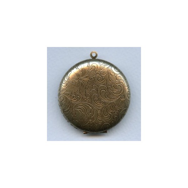 ^T264A Filigree Round Locket 45mm Tapestry Backs (1) - Image 2