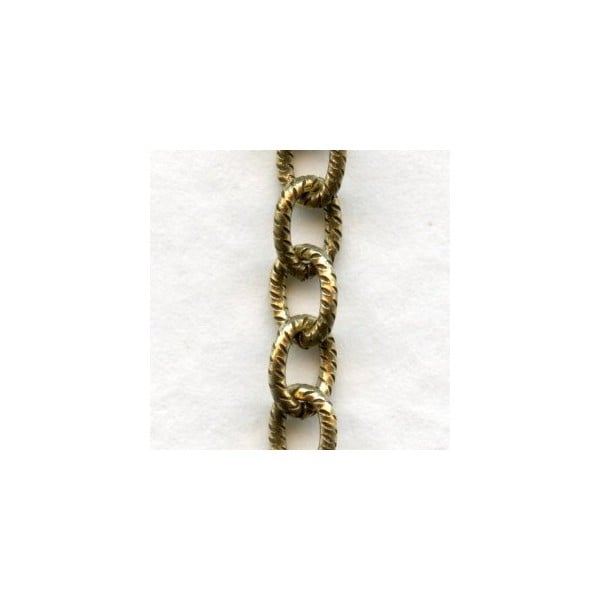 Textured Cable Chain Antique Gold The Best! (3 ft)