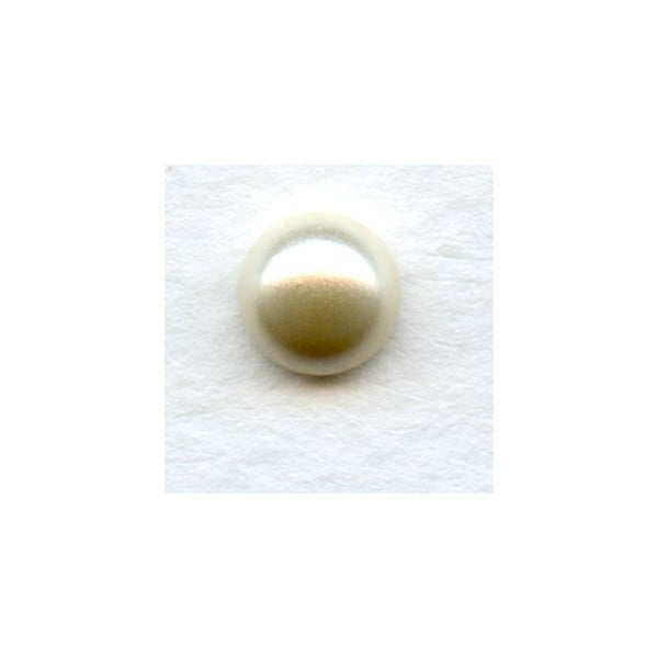Glass Based 7mm Pearl Cabochons Round Kiska