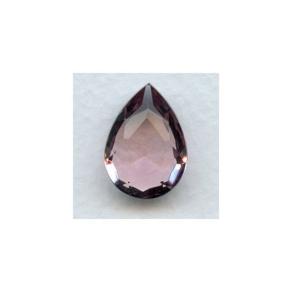 Light Amethyst Pear Shape Jewelry Stone 18x13mm