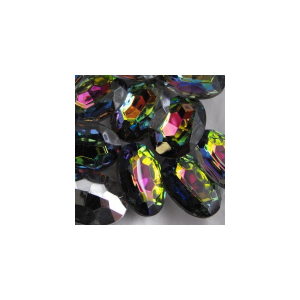 Oval Vitrail Medium Watermelon Stone 25x18mm - Image 3
