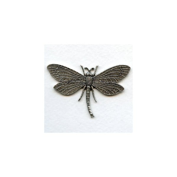 Dragonfly in Awesome Detail Oxidized Silver (1)