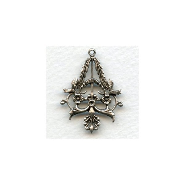 The MOST Elegant Pendant Drop Oxidized Silver (6)