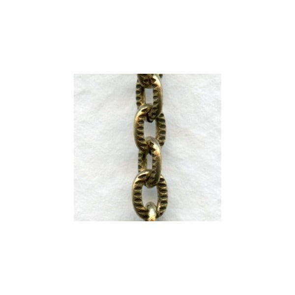 Small Cable Chain 4.5mm Links Antique Gold (3 ft)