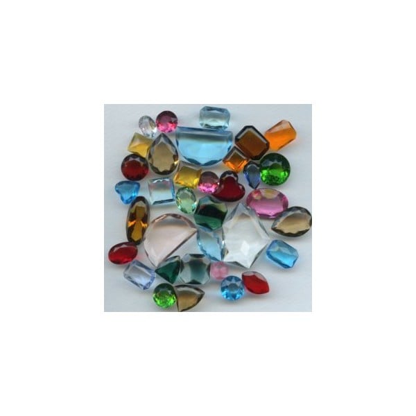 Collection of Vintage Glass Stones From Early 1900