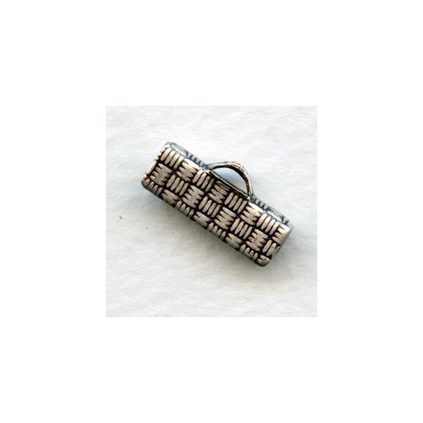 Choker Clamps Oxidized Silver Plated Steel 16mm
