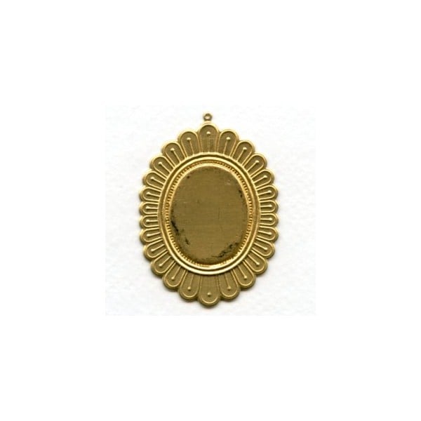 Setting Base Raw Brass 28x22mm (3)