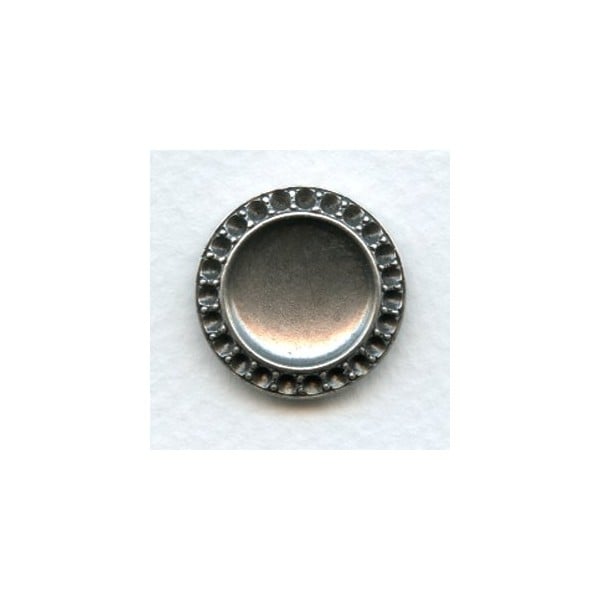 ^Smooth Back 14mm Setting for a Cabochon and Rhinestones (1)