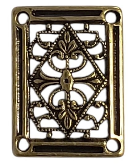 Great Connectors Oxidized Brass 20x15mm (6)